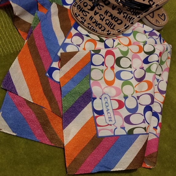 COACH Sandals and Scarf Bundle - Picture 5 of 6
